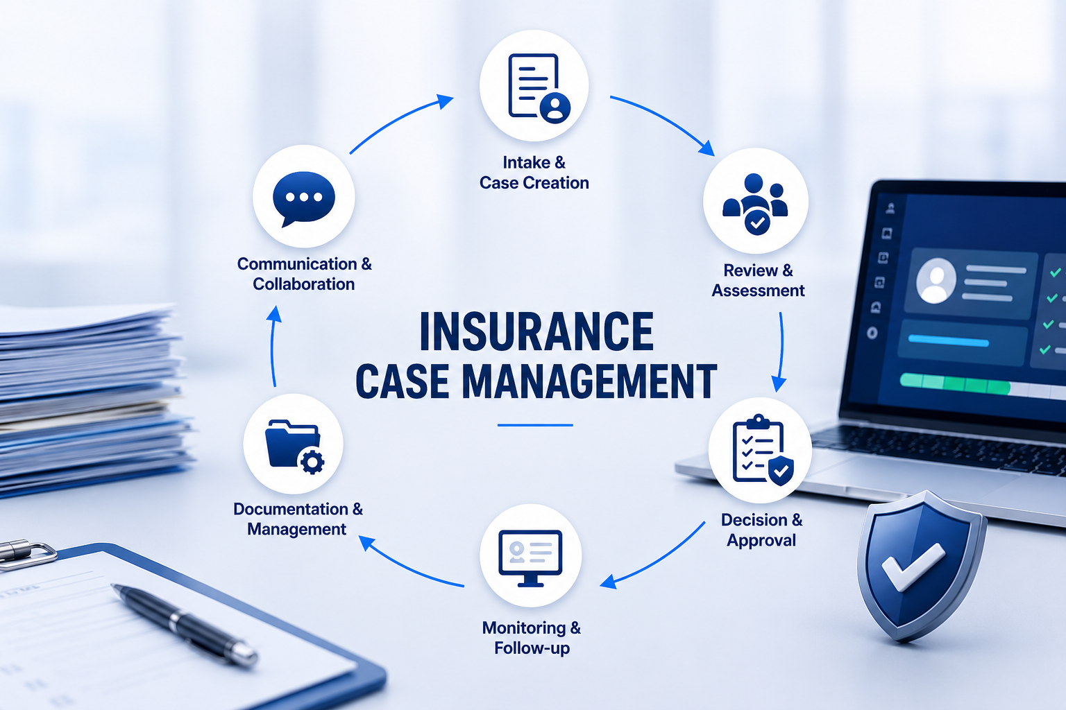 Insurance case management services: Streamlining claims and underwriting workflows