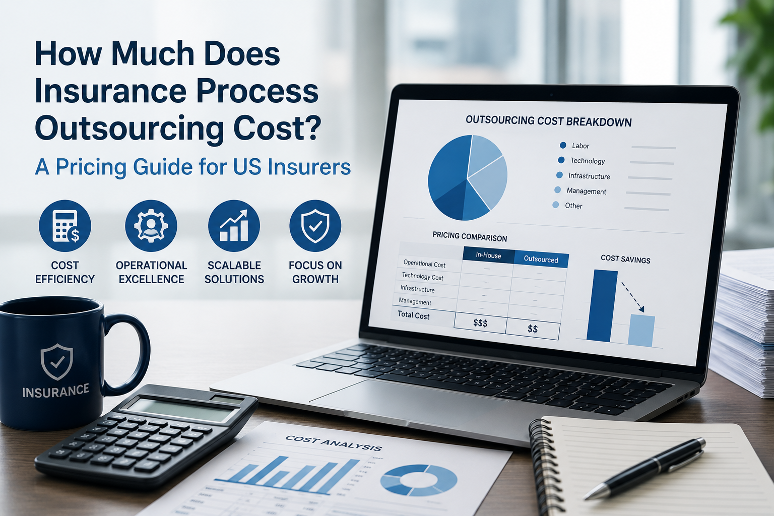 How Much Does Insurance Process Outsourcing Cost? A Pricing Guide for US Insurers