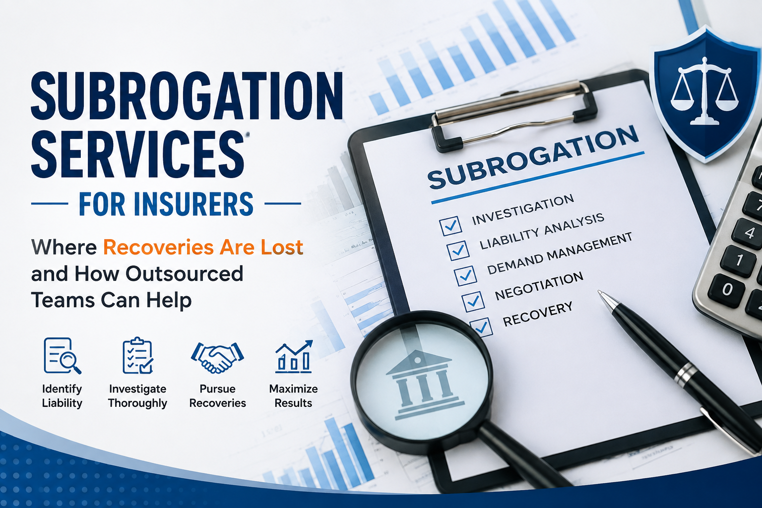 Subrogation Services for Insurers: Where Recoveries Are Lost and How Outsourced Teams Can Help
