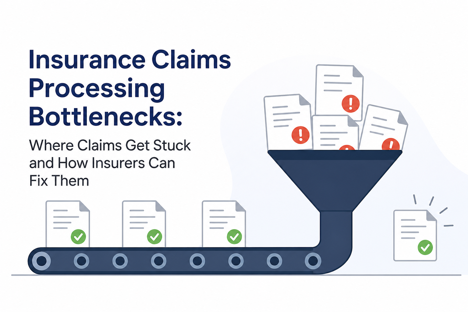 Insurance Claims Processing Bottlenecks: Where Claims Get Stuck and How Insurers Can Fix Them